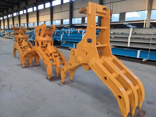 Heavy-Duty Metal Scrap Gripper for Secure Material Handling